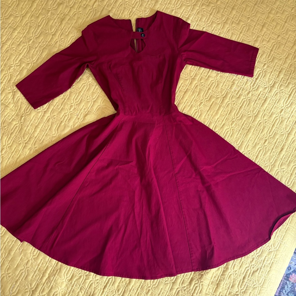 RARE RockSteady Red A-line dress